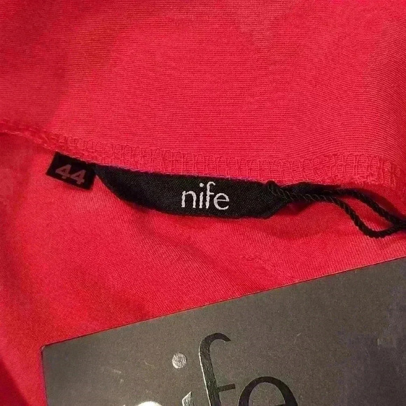 NEW NWT nife Intriguing dress with zip on the back, Pink, Size 12 - Picture 7 of 11